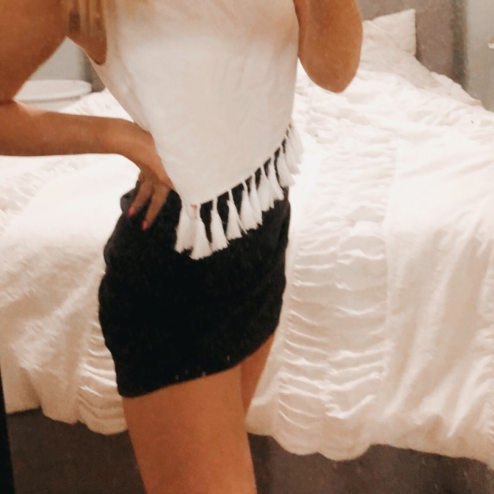 free people black pencil skirt